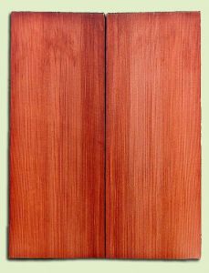 RWMSB13874 - Redwood, Mandolin Arch Top Soundboard, Med. to Fine Grain Salvaged Old Growth, Excellent Color, Highly Resonant Mandolin Tonewood, Yields Superior Sound, 2 panels each 0.875" x 6" X 16", S1S