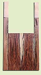 PIMS14404 - Grafted Pistachio, Mandolin Flat Top Back & Side Set, Salvaged from Commercial Grove, Amazing Colors & Contrast, Very Hard, Dense Fine Grain, Visually Stunning, Excellent Tone, 2 panels each 0.22" x 6" X 17.5", S2S, and 2 panels each 0.19" x 2
