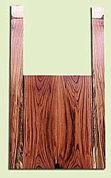 PIMS14409 - Grafted Pistachio, Mandolin Flat Top Back & Side Set, Salvaged from Commercial Grove, Amazing Colors & Contrast, Very Hard, Dense Fine Grain, Visually Stunning, Excellent Tone, 2 panels each 0.23" x 6" X 16.5", S2S, and 2 panels each 0.2" x 2.