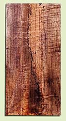 MYMHS15028 - Figured Spalted Myrtlewood, Mandolin Headstock Plate, Very Good Figure & Colors, Adds Pazzazz, Multiples Available,  each 0.15" x 4" X 8" 